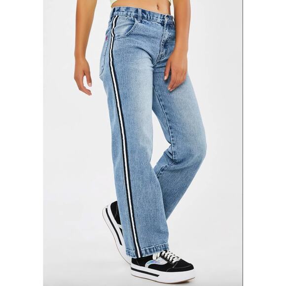 dELiA*s Dolls Kill Wide Leg Jean Size XS - Picture 1 of 10